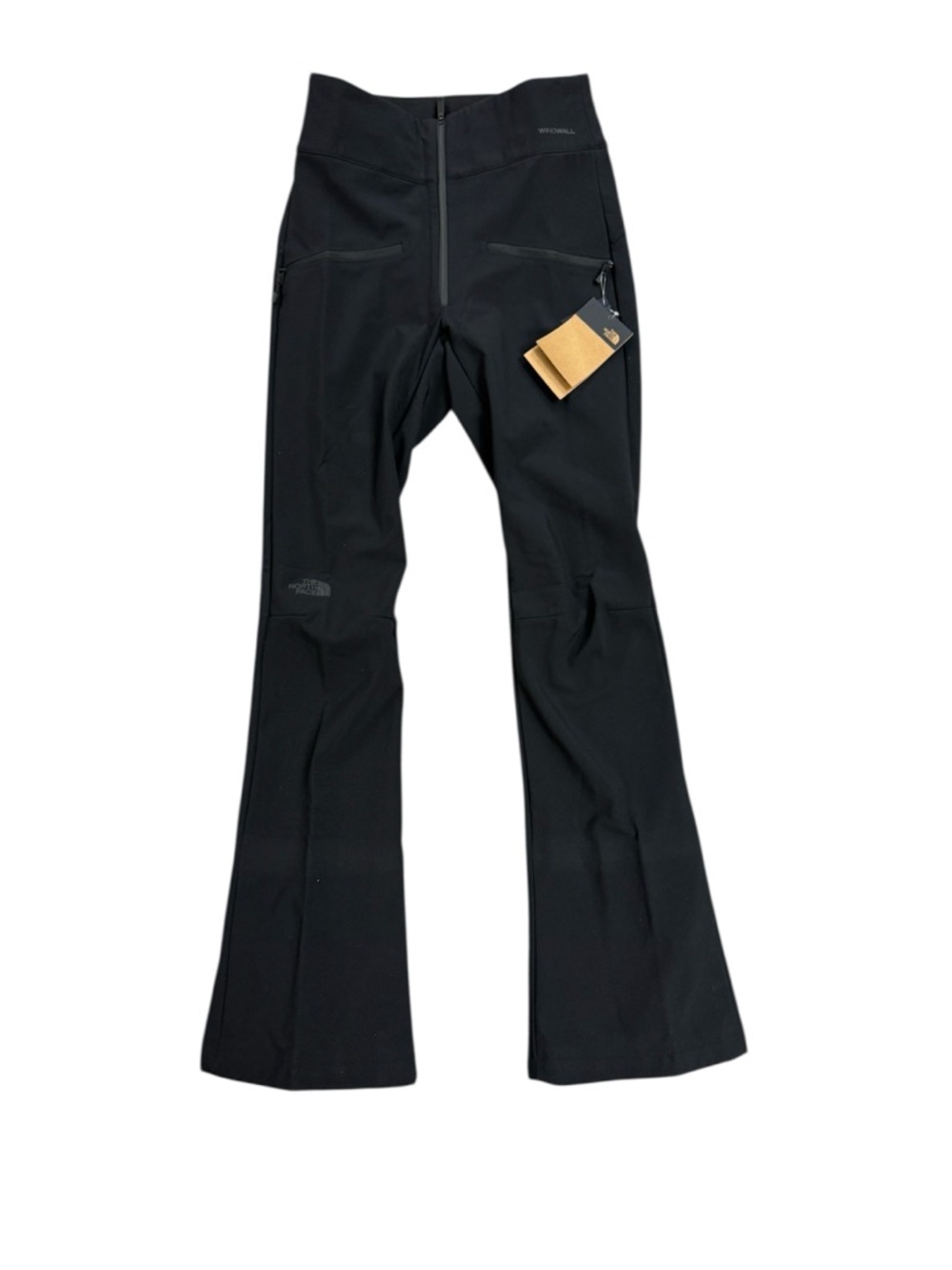 NWT The North Face Black Snow Ski Pants Fitted High Waist Windwall Amry Size 4 - Picture 10 of 11